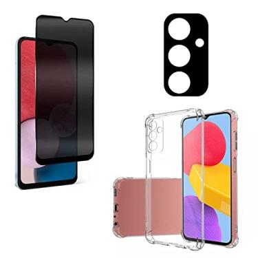 Imagem de Kit Capa Anti Impacto + Pelicula Privacidade + Pelicula Câmera Compatível Samsung A13 (A13-4G)