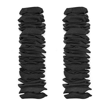 Imagem de ECUDIS 2 pacotes de capa de corrente para lustre de 15 metros, ótimo para lâmpadas, luminárias e mesas, gerenciamento de cabos, preto