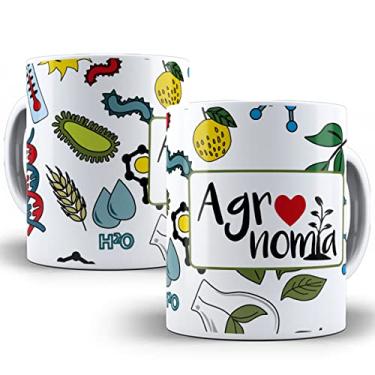 Imagem de Caneca curso de agronomia presente faculdade agrônomo