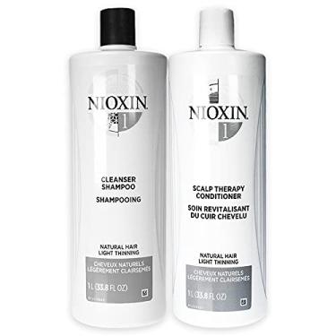Imagem de System 1 Cleanser e Scalp Therapy Conditioner Duo De Nioxin Para Unisex - 33,8 Onça Shampoo e Condit