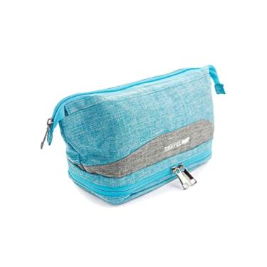 Imagem de Necessaire Impermeável Travel Organizador De Malas (Azul-Celeste)