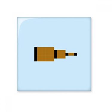 Imagem de Verão vela marrom forte pixel cerâmica brilhante decalque pedra adorna tijolo vitrificado