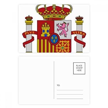 Imagem de Cartão postal Espanha Europa com emblema nacional Cartão de felicitações