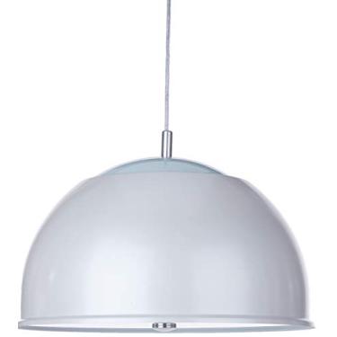 Imagem de Pendente Redondo Ref 3071 Perola Soquete E27 3 Lampada (45 X 27 X 42 cm) Bivolt Fabricado em aluminio/vidro Pantoja&Carmona