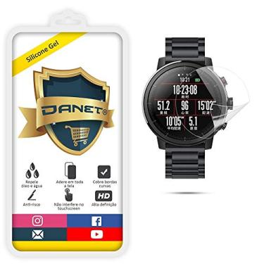 Imagem de Película De Gel Silicone Flexível Para Xiaomi Amazfit Stratos 1 e 2- Proteção De 3.9mm Que Adere E Cobre Toda A Tela - Danet