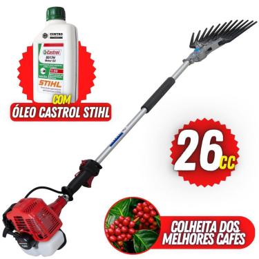 Imagem de Derriçadeira Profissional Nakashi Com Haste de 1100mm Motor Mitsubishi TU26 2t e Pente...