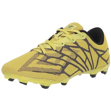 Imagem de Umbro Tênis masculino Velocita Alchemist Premier Fg, Amarelo/cinza, 9.5