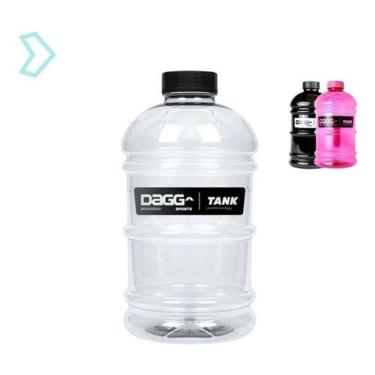 Imagem de Garrafa de Água 2 Litros Squeeze Galão Academia Musculação Treino Alça Antivazamento Personalizado-Unissex