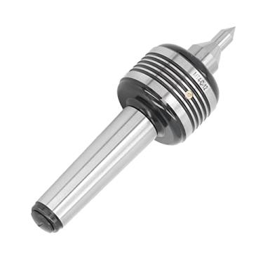 Imagem de Centro ao vivo, centro giratório ao vivo Rolamento de esferas de aço de alto carbono resistente ao desgaste Rotação suave para torno mecânico de cabeçote móvel