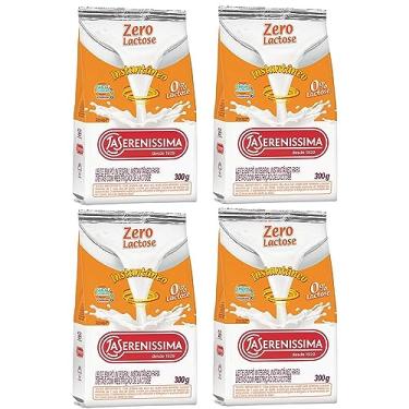 Imagem de Combo 4 Un Leite em pó Zero Lactose integral instantâneo La Sereníssima 300g