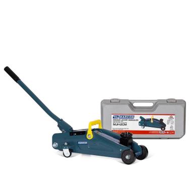 Imagem de Macaco Hidráulico Tipo Jacaré Curto 2 Toneladas com Maleta - Marcon MJH-2CM