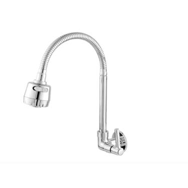 Imagem de Torneira Inox Gourmet Parede para Cozinha, torneira de luxo cozinha, torneira gourmet flexivel