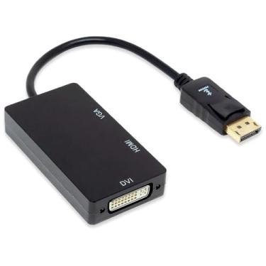 Imagem de Cabo MD9 Conversor Displayport para VGA, HDMI, DVI 15 CM