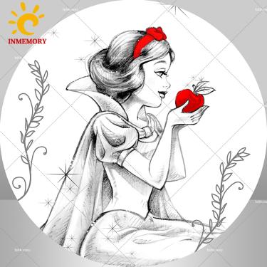 Imagem de Neve branca círculo redondo pano de fundo capa para a festa de aniversário da menina decoração