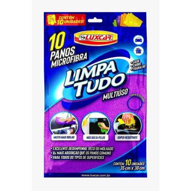 Imagem de Panos Microfibra Luxcar - Uso Geral, Limpeza sem Riscos