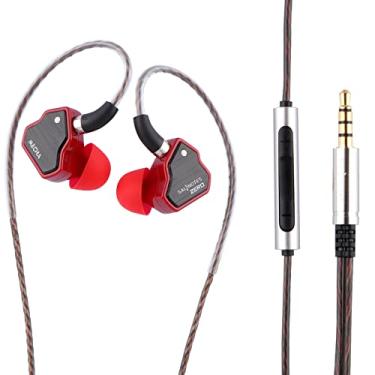 Imagem de Linsoul 7Hz Salnotes Zero Fone de ouvido intra-auricular com driver dinâmico de 10 mm HiFi IEM com diafragma de metal composto e placa frontal de aço inoxidável Cabo OFC de 2 pinos destacável