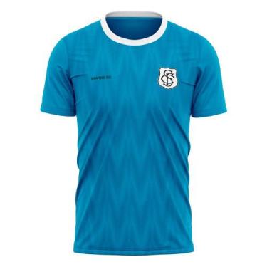 Imagem de Camiseta Braziline Santos Glorify Masculina - Azul G