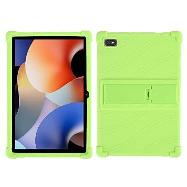 Imagem de QYiiD Capa para Blackview Oscal Pad 10 de 10,1 polegadas, capa protetora de silicone leve para crianças para Oscal Pad 10, verde