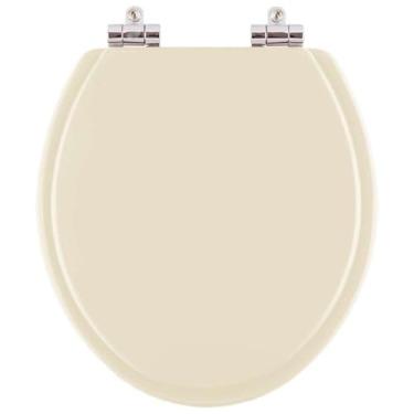 Imagem de Assento Sanitario com Amortecedor Convencional Oval Creme (bege claro) para vaso Deca