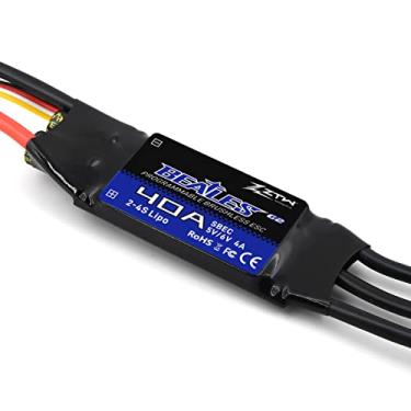 Imagem de ZTW Beatles G2 40A ESC with Connectors SBEC Output 4A/5,6V for RC Fixed Wing Airplane 2-4S or DIY Project Need Electronic Speed Controller…