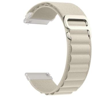 Imagem de Pulseira de nylon compatível com Samsung Galaxy Watch 7/FE/6/5 Pro 4 3/Watch 4 6 Classic/Active/Gear S2 S3 Frontier, pulseira esportiva de 20 mm e 22 mm para Galaxy Watch de 47 mm, 43 mm, 45 mm, 40