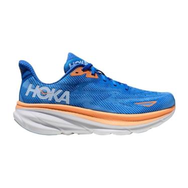 Imagem de Tênis Hoka Clifton 9 Masculino e Laranja-Masculino