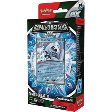 Imagem de Jogo de Cartas - Deck de Batalha Pokemon - Chien-Pao ex COPAG DA AMAZONIA