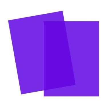 Imagem de Gralara 2 folhas translúcidas de pvc, filtro de luz em gel de correção de sobreposições coloridas a4 para iluminação, arte, artesanato, sinal de pintura, roxo
