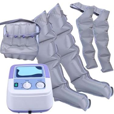 Imagem de Kit De Botas De CompressãO De Ar,Massageador PneumáTico De Pernas,Dispositivo Ondas Ar,Massageador Corporal,Instrumento Relaxamento Cintura,Perna,BraçO,Para CirculaçãO,InchaçO,Grey