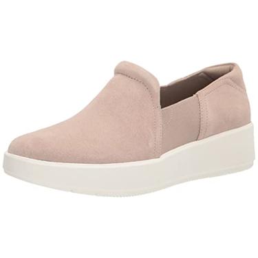 Imagem de Clarks Tênis feminino Layton Band, Camurça cinza-claro, 9