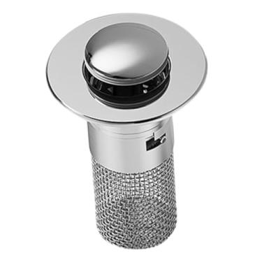 Imagem de Escorredor de lavatório Escorredor de pia Filtros de ralo de pia Coletor de cabelo Rolhas de pia Substituição de plugue de pia Rolha de pia de cozinha Rolha de banheira Filtro de drenagem de lavatório