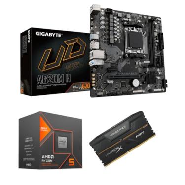 Imagem de KIT UPGRADE AMD RYZEN 5 8500G + PLACA MÃE A620M H DDR5 + MEMÓRIA DDR5 16GB 5200MHZ