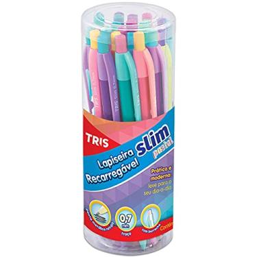 Imagem de Lapiseira Tris Slim Pastel 0.7MM Pote 24 Unidades