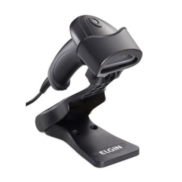 Imagem de Leitor De Código De Barras, Elgin, De Mão, 1D e 2D, Usb, Preto, 7897013514753