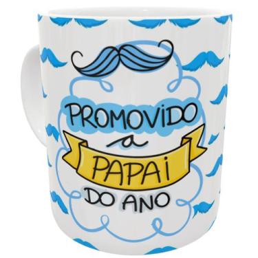 Imagem de Caneca Promovido A Papai Do Ano Presente Dia Dos Pais - Mago Das Camis