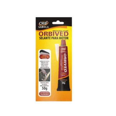 Imagem de Elimina Junta Silicone Motor Alta Temperatura Vermelho 50gr Orbi Quimi