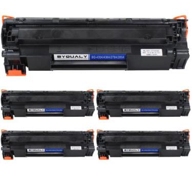 Imagem de Kit 5 Unid Toner Alto Rendimento Compatível Com Impressoras HP Laser  