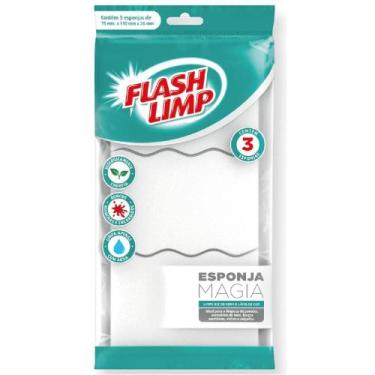 Imagem de Esponja Magica Melanina FlashLimp (embalagem c/3)