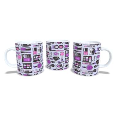 Imagem de Canecas de Porcelana Branca Personalizadas Profissões 6 (Manicure 10)