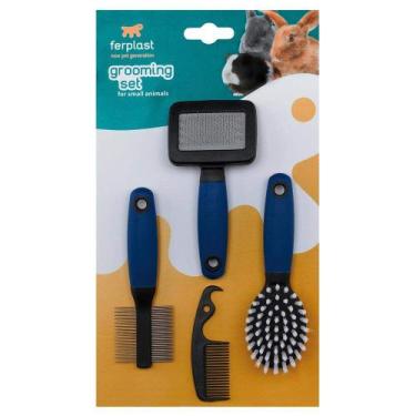 Imagem de Conjunto de escovas Ferplast Grooming GRO 5998 Para Coelhos