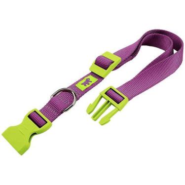 Imagem de Coleira Ferplast Club Colours Para Cães Roxo - 1,5cm x 44cm