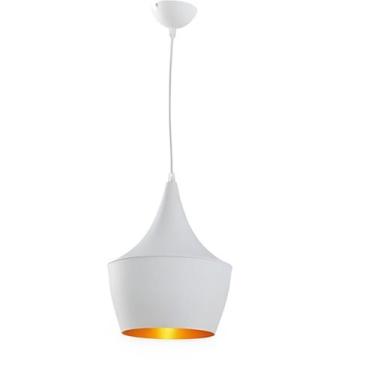 Imagem de Luminária Pendente Nuno branco  Ideal P/ Salas Escritorios - OL Ilumin