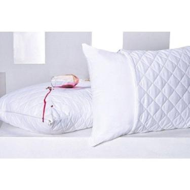 Imagem de Capa Impermeável para Travesseiro de Berço 30cmx40cm Matelada com Zípe
