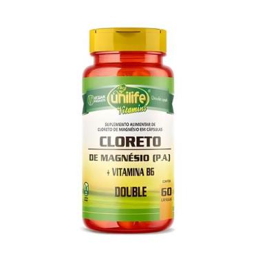 Imagem de Cloreto De Magnésio Pa + Vit B6 800mg 60 Vegan Caps Unilife - Unilifeq