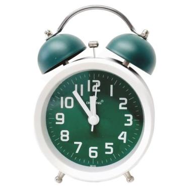 Imagem de Relogio Despertador Em Metal Retro Fashion A Pilha Cores - CLOCK FASHI