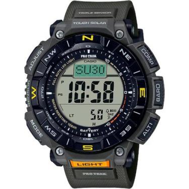 Imagem de Relógio Casio ProTrek PRG-340-3DR Solar Altímetro Barômetro