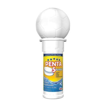 Imagem de Cloro Pastilha Hcl Penta Hidroall Tubete + Flutuador 1.4kg