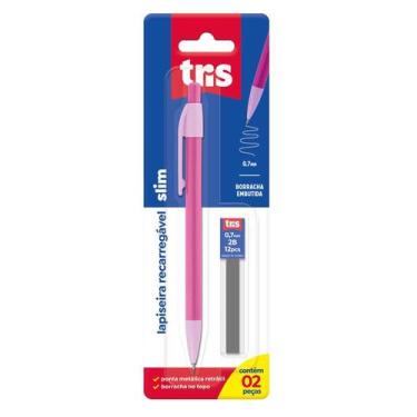Imagem de Lapiseira Slim - 0,7Mm - Cart C/2 pcs - Tris