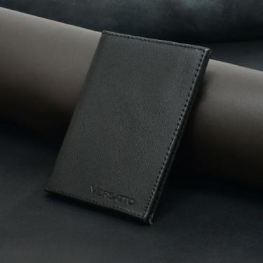 Imagem de Carteira Masculina Versatto Slim Couro Legitimo Acabado, Preto