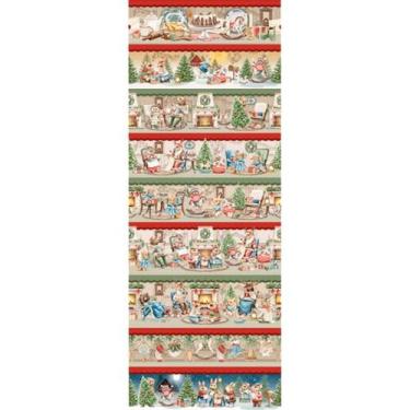 Imagem de Tecido Estampado para Patchwork - Christmas Party 11 : Barrados de Fai